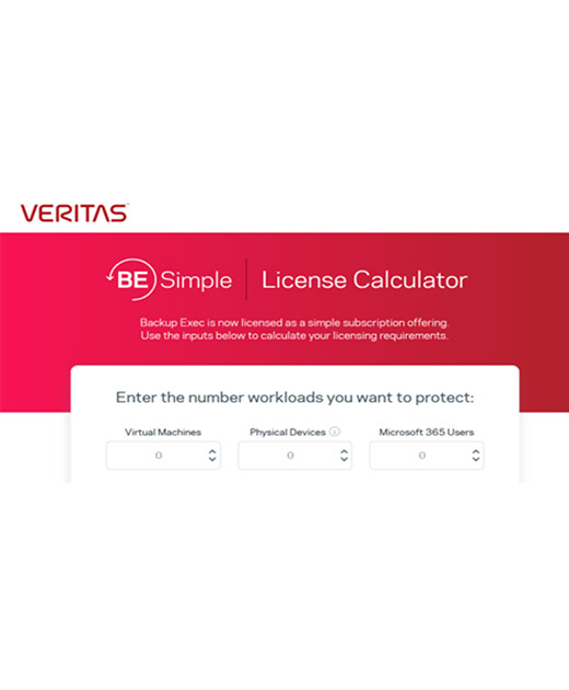 Try the BE Simple Licensing Calculator