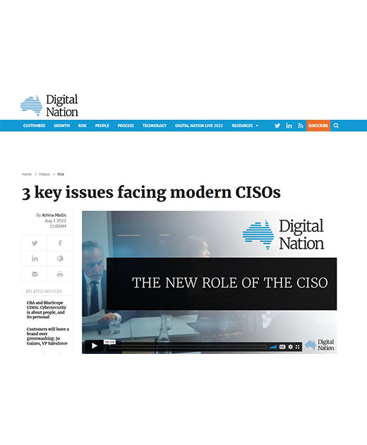 Three key issues facing modern CISOs